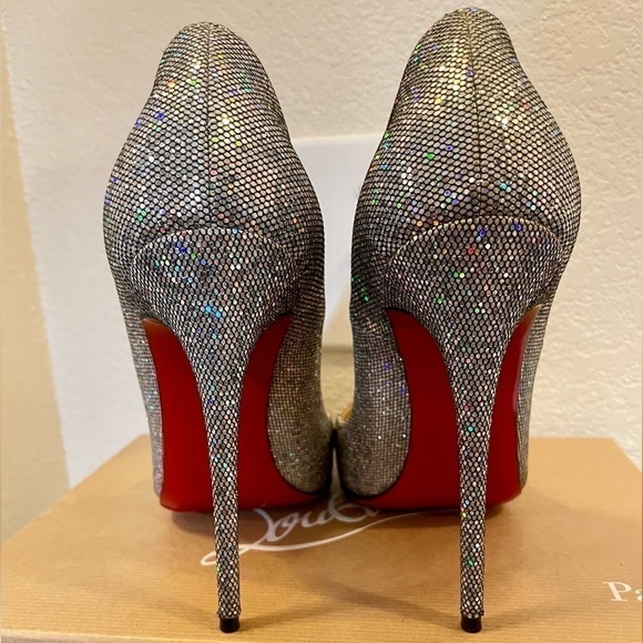 Christian Louboutin iconic ‘So Kate’ starburst discoball sky high 120mm EU37 - Picture 8 of 12
